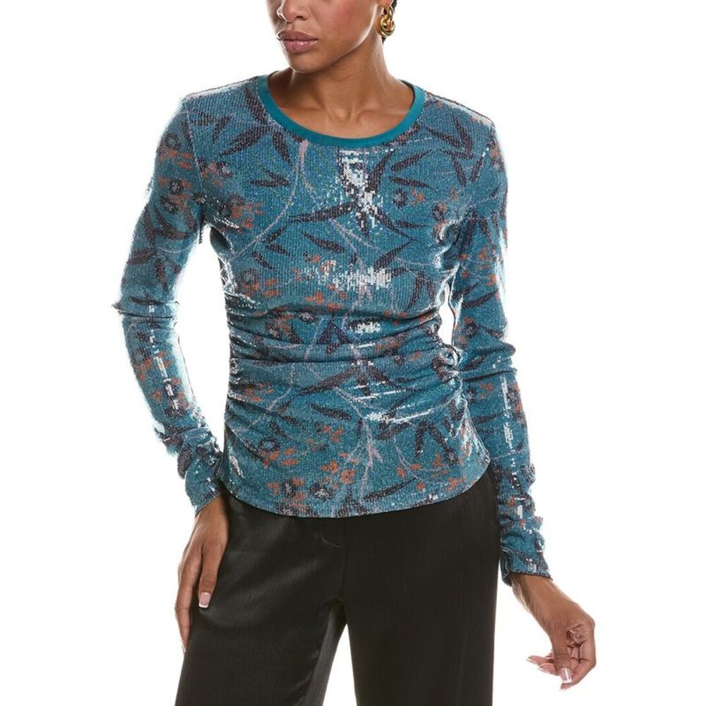 Diane Von Furstenberg Womens  Marlene Sequin Top